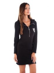 Manon Bastille Sukienka w kolorze czarnym rozmiar: 48/50. Czarne sukienki Manon Bastille, bez wzorów, klasyczne, bez kołnierzyka, bez ramiączek, mini. Za 65.99 zł.