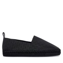 Espadryle Calvin Klein. Czarne espadryle Calvin Klein, bez wzorów, bez obcasa. Za 359.99 zł.