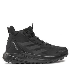 Trekkingi adidas. Czarne buty trekkingowe adidas, bez zapięcia. Za 399.99 zł.