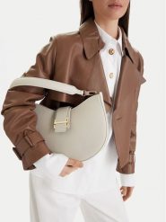 GINO ROSSI Torebka 1-2 Szary. Szare torebki klasyczne Gino Rossi, bez wzorów, z materiału, bez dodatków. Za 229.99 zł.