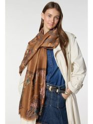 Lucky Bees Szal w kolorze brązowym - 180 x 85 cm rozmiar: onesize. Brązowe szaliki i kominy Lucky Bees, bez wzorów, z bawełny. Za 110.04 zł.