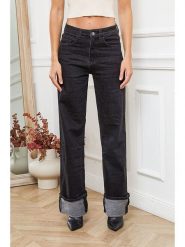 Joséfine Dżinsy "Djunia" w kolorze antracytowym rozmiar: 36. Czarne jeansy Joséfine, bez wzorów, klasyczne. Za 130.99 zł.