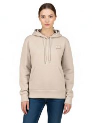 Geographical Norway Bluza "Guni" w kolorze beżowym rozmiar: S. Brązowe bluzy Geographical Norway, s, bez wzorów, z bawełny, z kapturem. Za 113.90 zł.