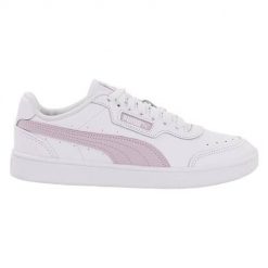 Buty do chodzenia damskie Puma Court 70. Białe buty treningowe Puma, bez wzorów, z materiału, bez zapięcia, trekkingowe. Za 346.00 zł.