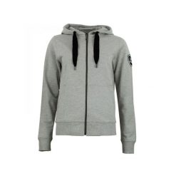 Damska bawełniana bluza rozpinana na całej długości Peak Mountain French Terry. Białe bluzy Peak Mountain, l, bez wzorów, z bawełny, eleganckie, bez ramiączek, bez kaptura. Za 246.50 zł.