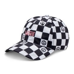 Czapka z daszkiem Vans. Czarne czapki z daszkiem Vans, bez wzorów. Za 99.99 zł.
