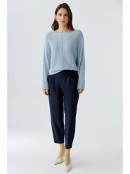 Oui Sweter w kolorze błękitnym rozmiar: 44. Niebieskie swetry Oui, bez wzorów, ze splotem, bez ramiączek. Za 252.99 zł.