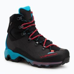 Buty trekkingowe damskie La Sportiva Aequilibrium Trek GTX. Szare buty trekkingowe La Sportiva, bez wzorów, z gore-texu, przed kolano, bez zapięcia, trekkingowe, gore-tex. Za 1,259.00 zł.