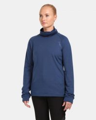 Sweter damski Kilpi Rolo. Niebieskie swetry Kilpi, bez wzorów, z materiału, eleganckie, bez ramiączek. Za 153.53 zł.