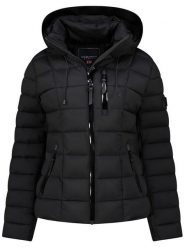 Geographical Norway Kurtka pikowana "Bastia" w kolorze czarnym rozmiar: XL. Czarne kurtki Geographical Norway, xl, bez wzorów, bez kaptura. Za 324.26 zł.