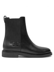 Tory Burch Botki T Gore Chelsea 157534-006 Czarny. Czarne botki Tory Burch, bez wzorów, ze skóry, bez obcasa, na płaskiej podeszwie, bez zapięcia. Za 2,069.00 zł.