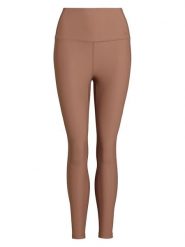Rethinkit Legginsy sportowe "Beas" w kolorze jasnobrązowym rozmiar: M. Brązowe legginsy Rethinkit, bez wzorów, z materiału, sportowe. Za 127.35 zł.