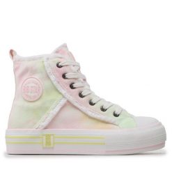 Trampki Big Star Shoes. Zielone trampki BIG STAR SHOES, bez wzorów, retro, bez zapięcia. Za 139.99 zł.