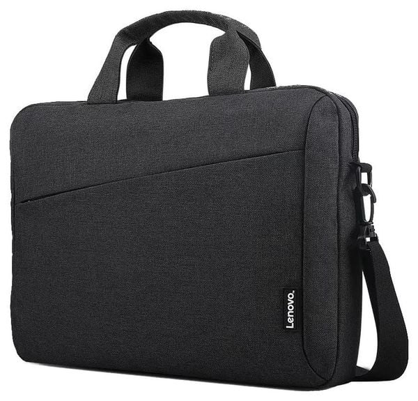 Torba Lenovo 15.6inch Laptop Casual Toploader czarny. Czarne torby na laptopa LENOVO, bez wzorów, z tkaniny, na ramię. Za 119.90 zł.