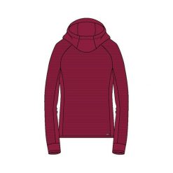 Bluza damska z kapturem CMP. Czerwone bluzy z kapturem CMP, bez wzorów, z kapturem. Za 308.00 zł.