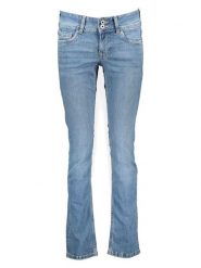 Pepe Jeans Dżinsy "Venus" - Slim fit - w kolorze błękitnym rozmiar: W27/L32. Niebieskie jeansy Pepe Jeans, l, z aplikacjami, z jeansu, klasyczne. Za 143.56 zł.