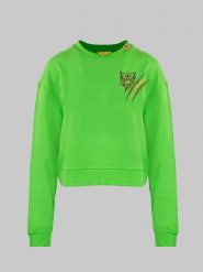 Plein Sport Bluza w kolorze jasnozielonym rozmiar: L. Zielone bluzy bez kaptura Plein Sport, l, bez wzorów, z bawełny, bez kaptura. Za 176.08 zł.