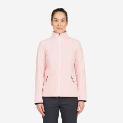 Polar żeglarski damski Tribord Sailing 100 jasnoróżowy. Czerwone bluzy z polaru TRIBORD, l, bez wzorów, z dzianiny, żeglarskie. W wyprzedaży za 69.99 zł.
