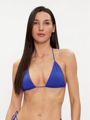 Patrizia Pepe Góra od bikini 2I0116/J101-CA01 Niebieski. Niebieskie bikini Patrizia Pepe, bez wzorów, z syntetyku. Za 569.99 zł.