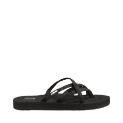 Japonki damskie Teva Olowahu. Czarne japonki Teva, bez wzorów, z materiału, eleganckie. Za 312.99 zł.