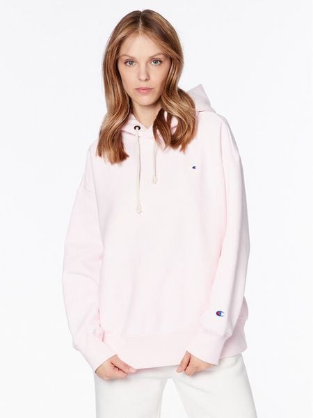 Champion Bluza 116237 Różowy Regular Fit. Czerwone bluzy Champion, s, bez wzorów, z bawełny, bez ramiączek, bez kaptura. Za 219.99 zł.