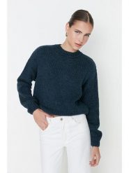 Trendyol Sweter w kolorze zielonym rozmiar: L. Zielone swetry Trendyol, l, bez wzorów, bez ramiączek. Za 165.99 zł.