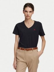 Beverly Hills Polo Club T-Shirt P-SS26W-TS516518 Granatowy Regular Fit. Niebieskie t-shirty Beverly Hills Polo Club, xs, bez wzorów, z bawełny, bez kołnierzyka, bez ramiączek. Za 139.99 zł.