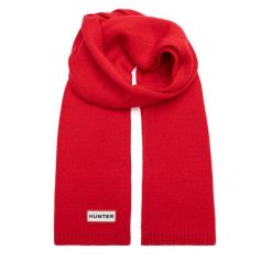 Szalik Hunter. Czerwone szaliki i kominy Hunter, bez wzorów. Za 59.99 zł.