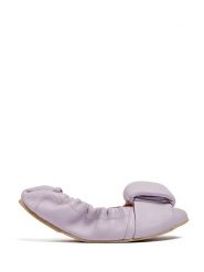 Loft37 Skórzane baleriny w kolorze fioletowym rozmiar: 38. Różowe baleriny loft37, bez wzorów, bez obcasa, bez zapięcia. Za 244.80 zł.