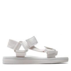 Sandały Melissa. Białe sandały Melissa, bez wzorów, bez obcasa, na płaskiej podeszwie, bez zapięcia. Za 239.99 zł.