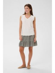 Kaffe Top w kolorze białym rozmiar: XL. Białe topy Kaffe, xl, bez wzorów, bez kołnierzyka, bez ramiączek. Za 80.33 zł.