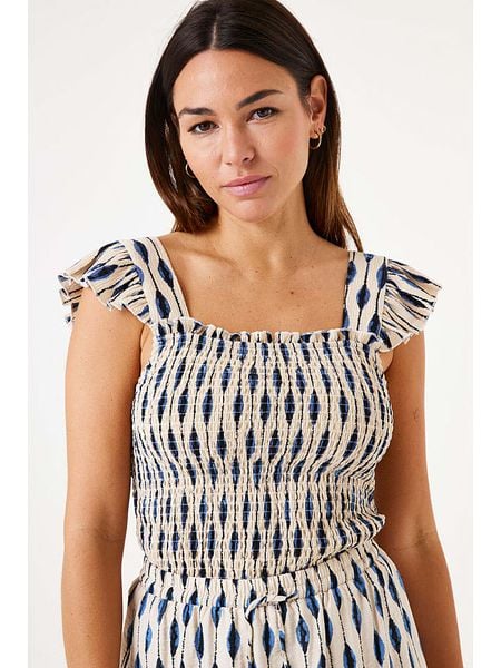Garcia Top w kolorze beżowym rozmiar: XXL. Brązowe topy Garcia, xxl, bez wzorów, bez kołnierzyka, bez ramiączek. Za 91.95 zł.