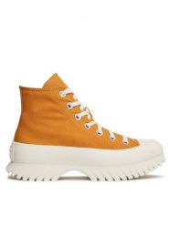 Converse Trampki Chuck Taylor All Star Lugged 2.0 Hi A06022C Żółty. Żółte botki Converse, bez wzorów, z materiału, retro, bez zapięcia. Za 469.99 zł.