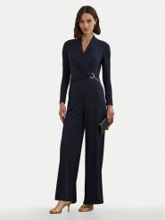 LAUREN RALPH LAUREN Kombinezon 200957619 Granatowy Slim Fit. Niebieskie sukienki Lauren Ralph Lauren, bez wzorów, z syntetyku, bez kołnierzyka, bez ramiączek. Za 959.99 zł.