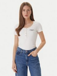 Guess T-Shirt GUESS x NORTH SAILS W6GP01 K2658 Écru Regular Fit. T-shirty Guess, xs, z aplikacjami, z syntetyku, bez kołnierzyka, bez ramiączek. Za 279.99 zł.