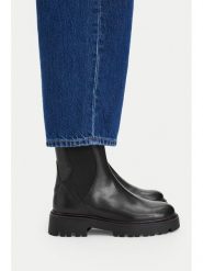 Lasocki Botki CEO-RST-58126-02 Czarny. Czarne botki Lasocki, bez wzorów, bez obcasa, na płaskiej podeszwie, bez zapięcia. Za 279.99 zł.