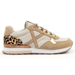 Buty MUNICH SUNSET 61 Brązowy. Brązowe buty sportowe lifestyle munich, bez wzorów, ze skóry, bez zapięcia, trekkingowe. Za 397.99 zł.