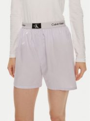 Calvin Klein Underwear Szorty materiałowe 000QS6972E Fioletowy Relaxed Fit. Fioletowe piżamy Calvin Klein Underwear, bez wzorów, z bawełny. Za 109.99 zł.