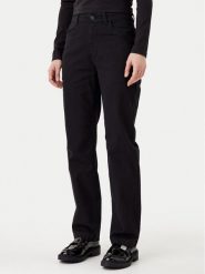 Calvin Klein Jeans Spodnie materiałowe J20J224852 Czarny Straight Fit. Czarne spodnie materiałowe Calvin Klein Jeans, bez wzorów, z bawełny. Za 259.99 zł.