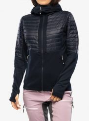 Kurtka hybrydowa damska Didriksons Annema Full Zip 6. Niebieskie kurtki Didriksons, bez wzorów, z materiału, bez kaptura. Za 584.55 zł.