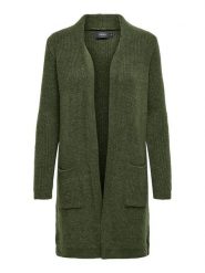 ONLY Kardigan "Jade" w kolorze khaki rozmiar: XS. Brązowe swetry ONLY, xs, bez wzorów, bez ramiączek. Za 57.20 zł.