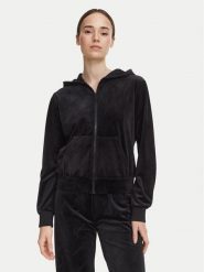 Guess Bluza O6BQ01 K5061 Czarny Regular Fit. Czarne bluzy Guess, s, z aplikacjami, z syntetyku, bez ramiączek, bez kaptura. Za 294.99 zł.