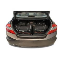 Torby Do Bagażnika Honda Civic Limousine 2012-2017 5Szt Kjust. Czarne torby podróżne KJUST, bez wzorów. Za 1,515.00 zł.