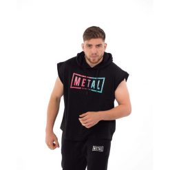 Bluza bez rękawów Metal Boxe Miami Vice. Bluzy bez kaptura METAL BOXE, l, bez wzorów, ze skóry, bez kaptura, na fitness i siłownię. Za 198.50 zł.