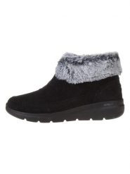 Skechers Skórzane botki "Glacial Ultra" w kolorze czarnym rozmiar: 35,5. Czarne botki Skechers, bez wzorów, z materiału, bez obcasa, bez zapięcia. Za 206.91 zł.