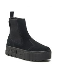 Puma Sztyblety Mayze Chelsea Suede Wn's 382829 01 Czarny. Czarne botki Puma, bez wzorów, ze skóry, bez obcasa, na płaskiej podeszwie, bez zapięcia. Za 359.99 zł.