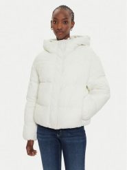 Calvin Klein Jeans Kurtka puchowa J20J224112 Écru Regular Fit. Kurtki Calvin Klein Jeans, l, bez wzorów, z jeansu, bez kaptura. Za 599.99 zł.