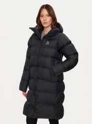 Haglöfs Kurtka puchowa Long Mimic 607706 Czarny Relaxed Fit. Czarne kurtki Haglöfs, l, bez wzorów, z puchu, bez kaptura. Za 699.99 zł.
