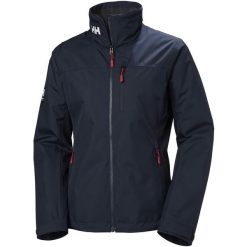 Kurtka Żeglarska Damska Helly Hansen Crew Midlayer 2. Czarne kurtki Helly Hansen, bez wzorów, eleganckie, bez kaptura. Za 699.00 zł.