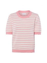 Nümph Sweter - Numari Kobiety Bawełna różowy, XXL. Czerwone swetry Nümph, na lato, xxl, bez wzorów, z bawełny, eleganckie, bez ramiączek. Za 139.95 zł.